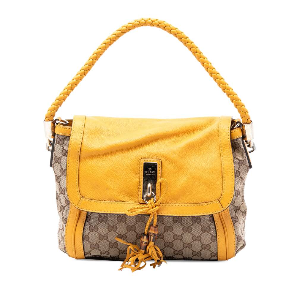 Gucci Bella Flap Shoulder Bag Gg Canvas #251502G76B